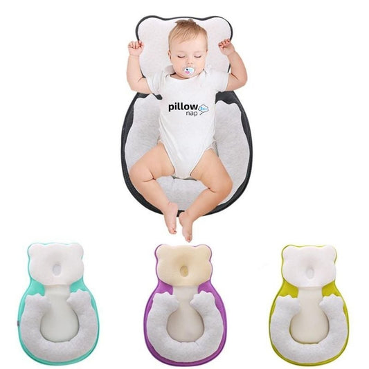 Baby Pillow Soft and Comfortable Anti-Middle Head Baby Shaped Pillow Breathable Sweat-absorbing Memory Foam Pillow