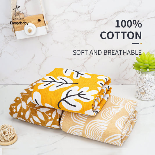 Newborn baby quilt muslin cotton gauze bath towel baby blanket