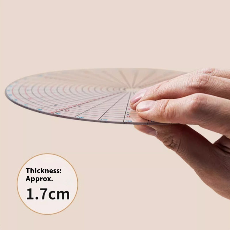 Ceramic Tool Multifunctional Full Circle Cutting Ruler