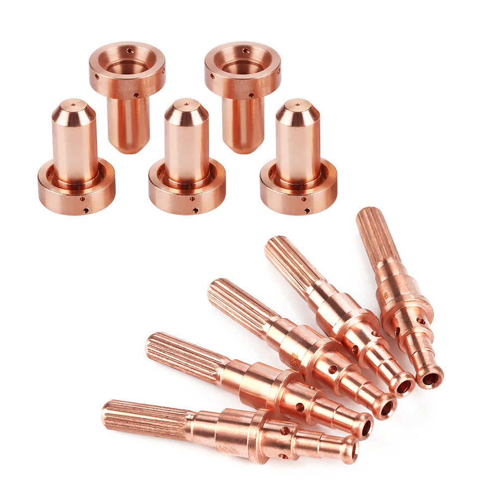 5pcs 9-8215 Electrode   5 pcs 9-8210 Nozzle Tips for Thermal Dynamics SL60/100 Plasma Torch