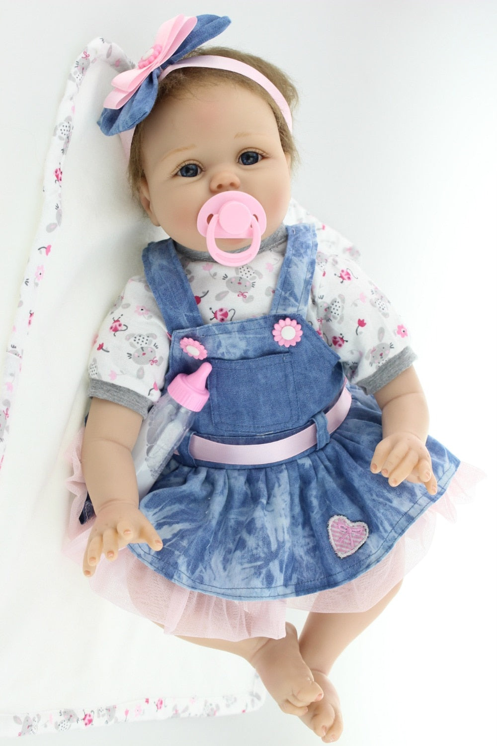 55cm Reborn Baby Dolls Gentle Touch Lovely Premmie Baby Doll Realistic Reborn Baby Pupular Christmas Gift