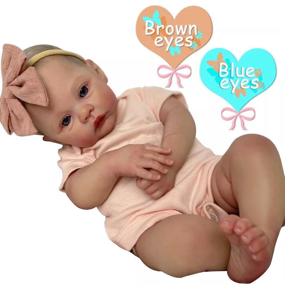 18 inch enamel simulated baby rebirth doll baby toy