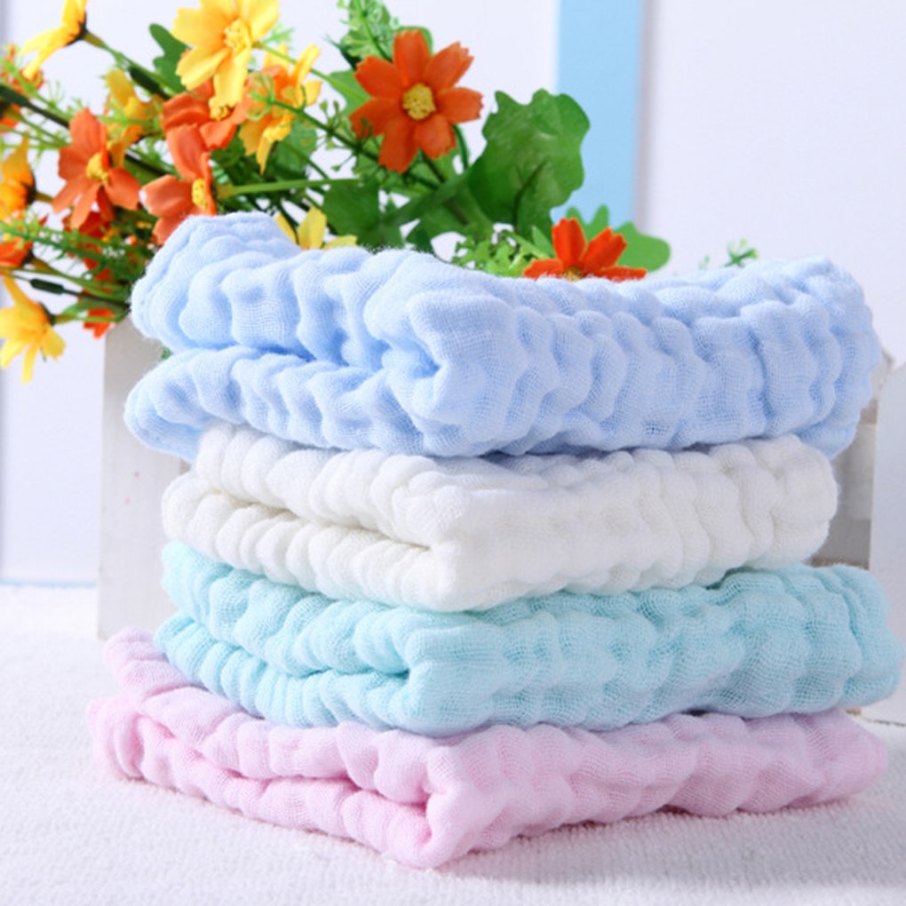 1 Piece Baby Bath Towels 100% Cotton Gauze Solid New Born Baby Towels Ultra Soft Strong Water Absorption Baby Care