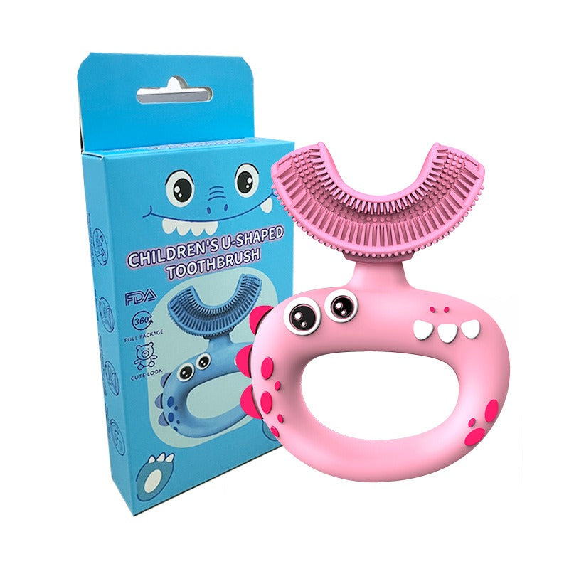 Children's toothbrush Tiktok silicone baby toothbrush