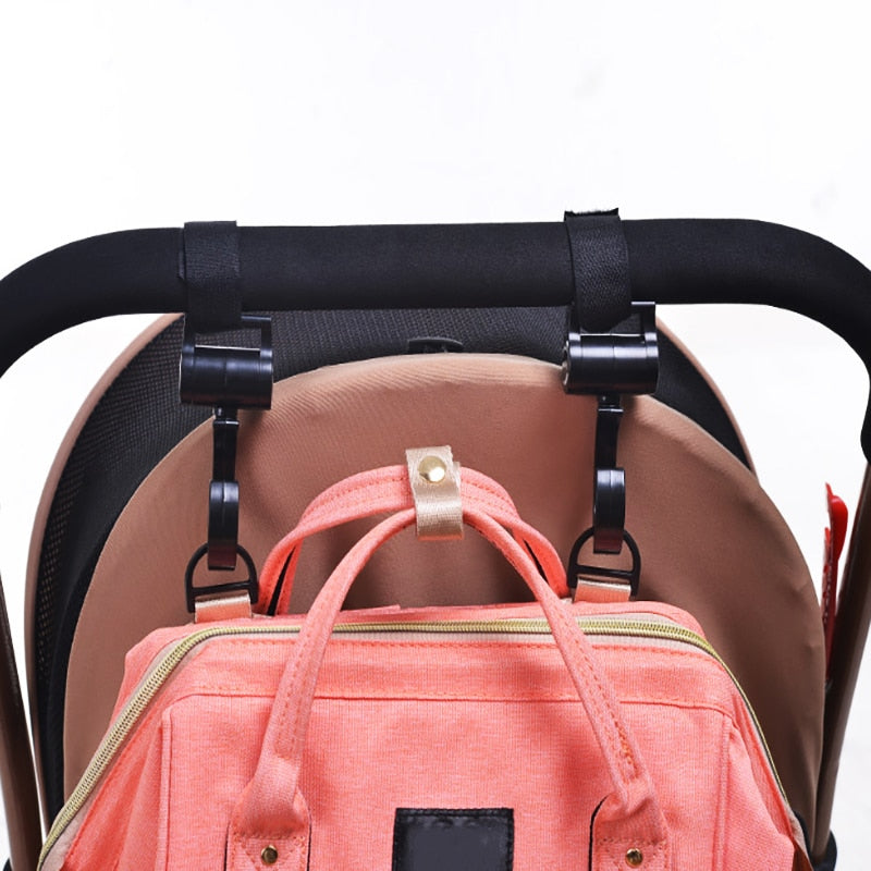 2pcs/ Baby Hanger Baby Bag Stroller Hooks Pram Rotate 360 Degree baby car seat accessories stroller organizer