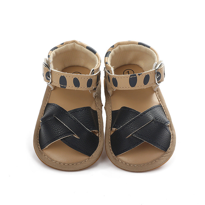 Baby Girl Baby Toddler Shoes Rubber Sole Non-Slip Baby Sandals