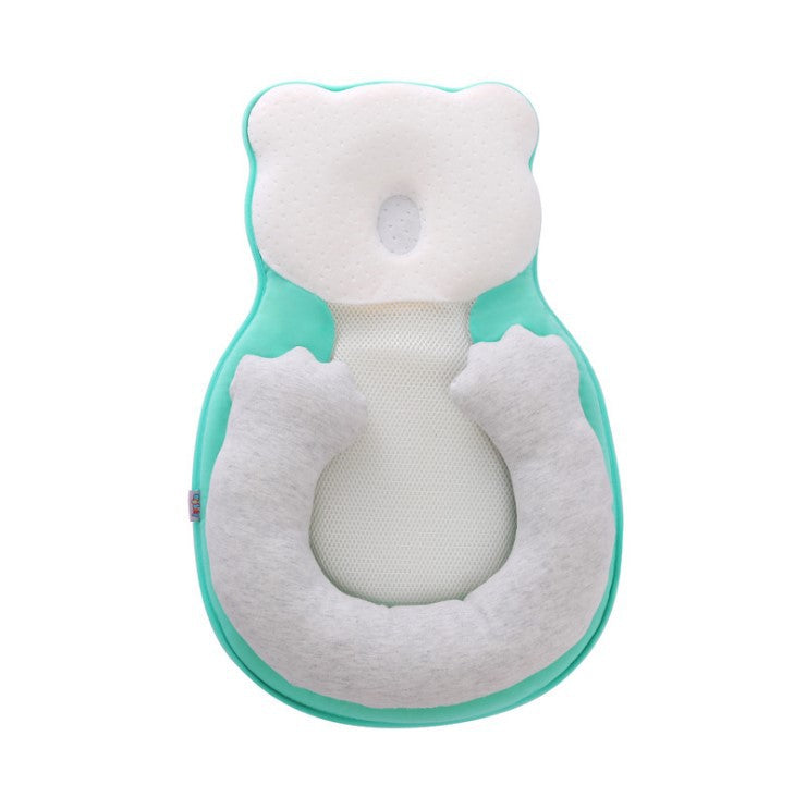 Baby Pillow Soft and Comfortable Anti-Middle Head Baby Shaped Pillow Breathable Sweat-absorbing Memory Foam Pillow