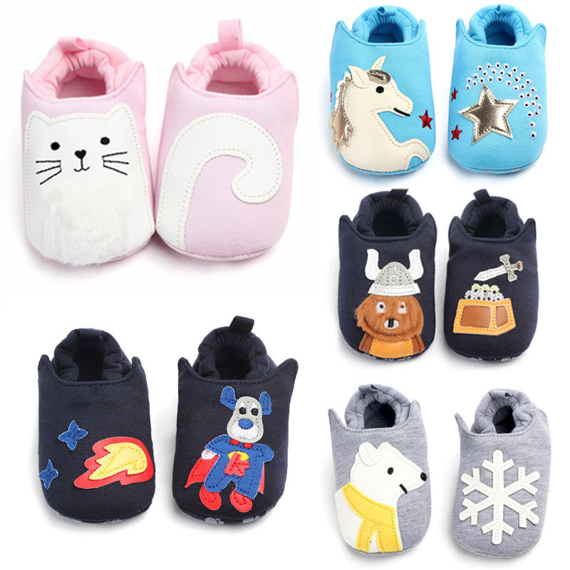 Baby Cartoon Shoes Babies Girl Boy Cute Snow Shoes