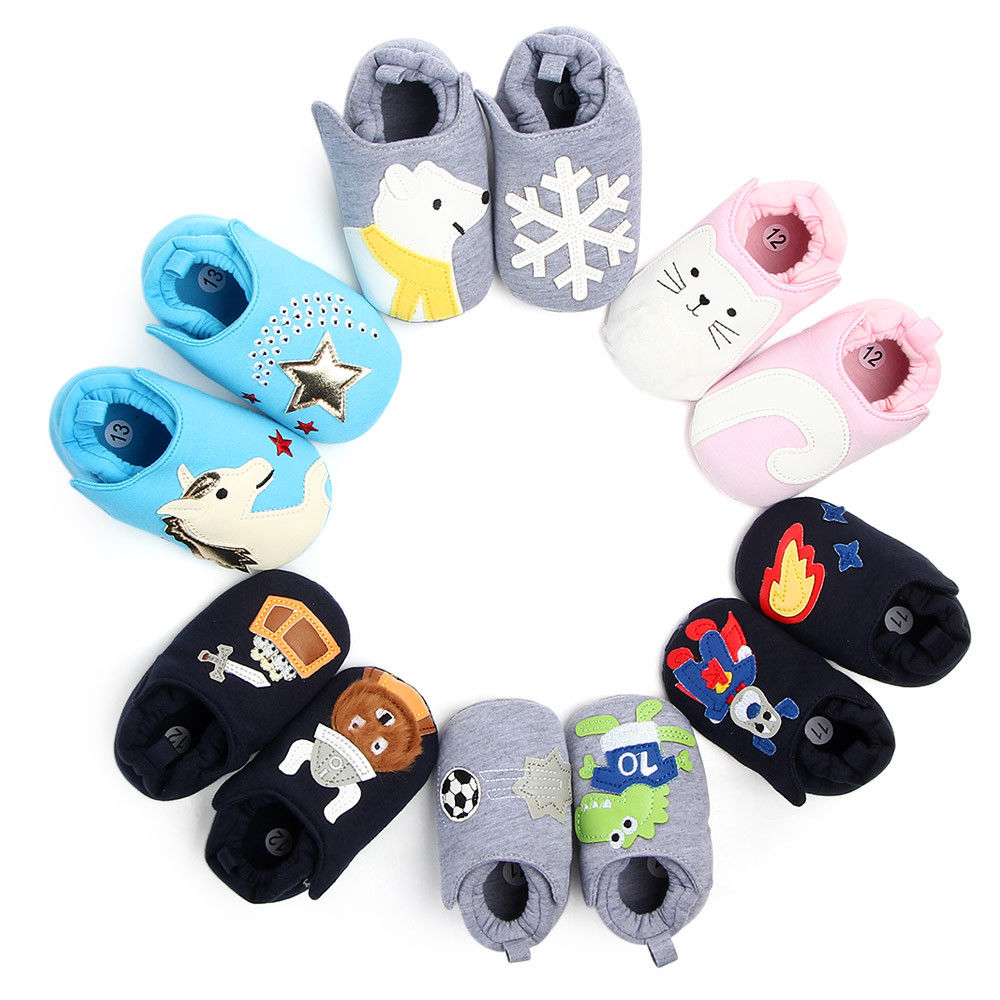 Baby Cartoon Shoes Babies Girl Boy Cute Snow Shoes