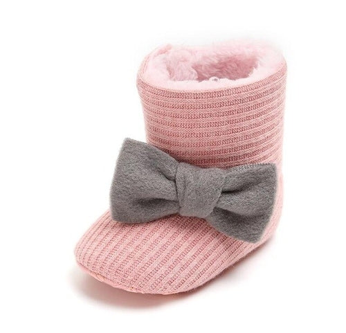 Baby Girl Shoes Crib Pram Knitted Snow boots Kids