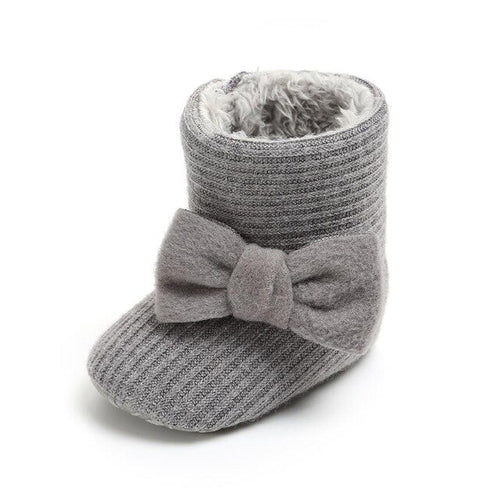 Baby Girl Shoes Crib Pram Knitted Snow boots Kids