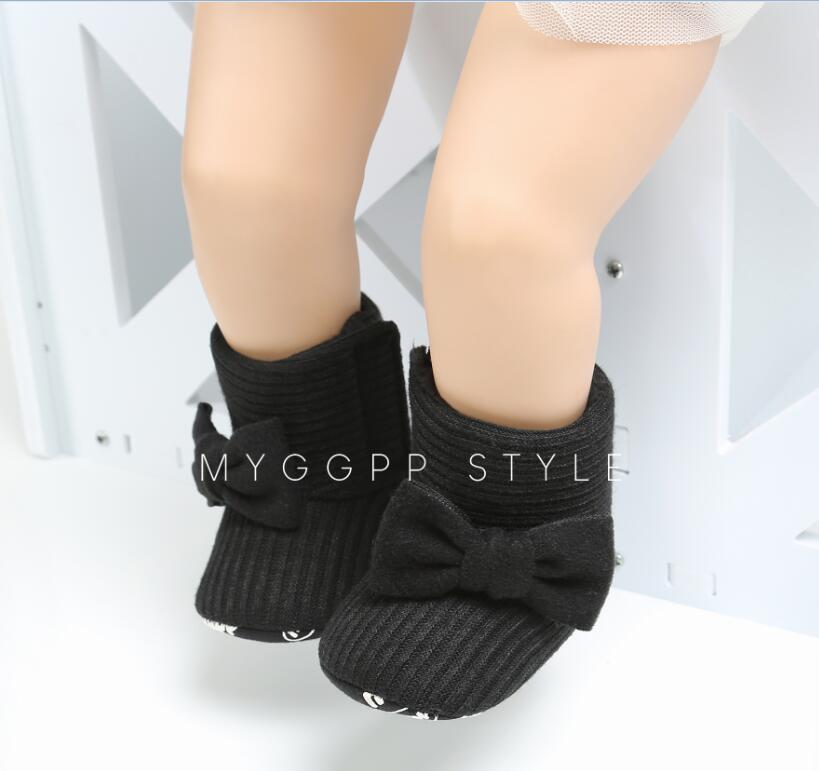 Baby Girl Shoes Crib Pram Knitted Snow boots Kids