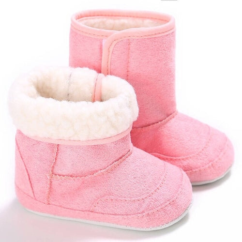 Baby Shoes Child Boot Newborn Thick Fur Booties