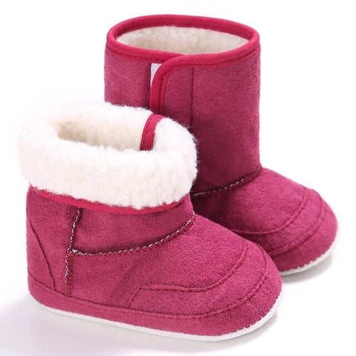 Baby Shoes Child Boot Newborn Thick Fur Booties