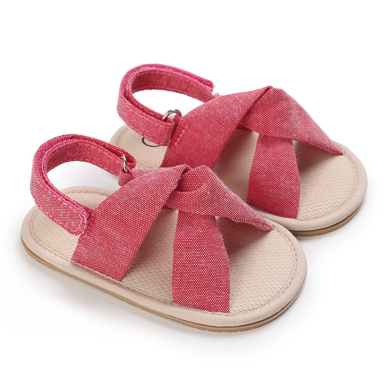 Toddler Shoes 0-1 Year Old Baby Girl Summer Sandals Soft Bottom Breathable Baby Shoes