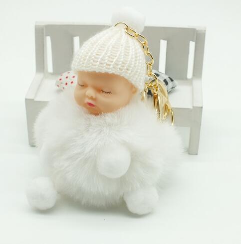 Sleeping Baby Doll Key Chains