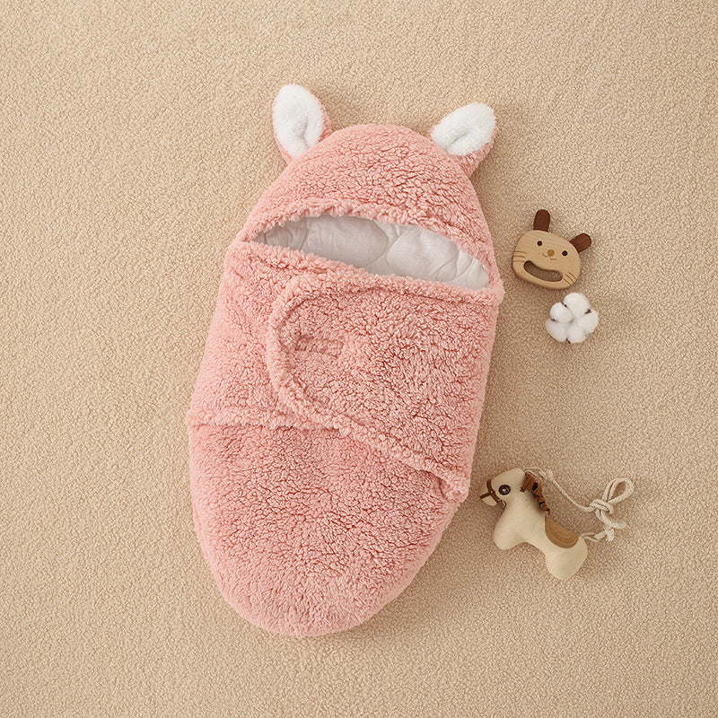 Maternal And Infant Products Newborn Lamb Velvet Quilt Baby Quilt Autumn And Winter Thickened Split-Leg Sleeping Bag Baby Quilt