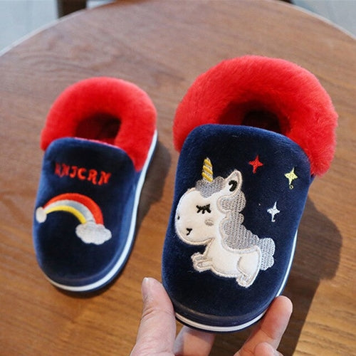 Children's Cotton Shoes Autumn Winter Home Indoor