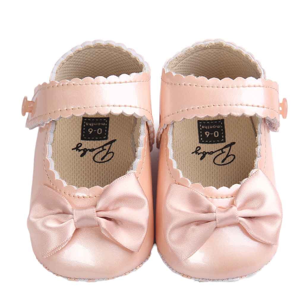 Cute Baby Bowknot Princess Shoes For Girls Soft