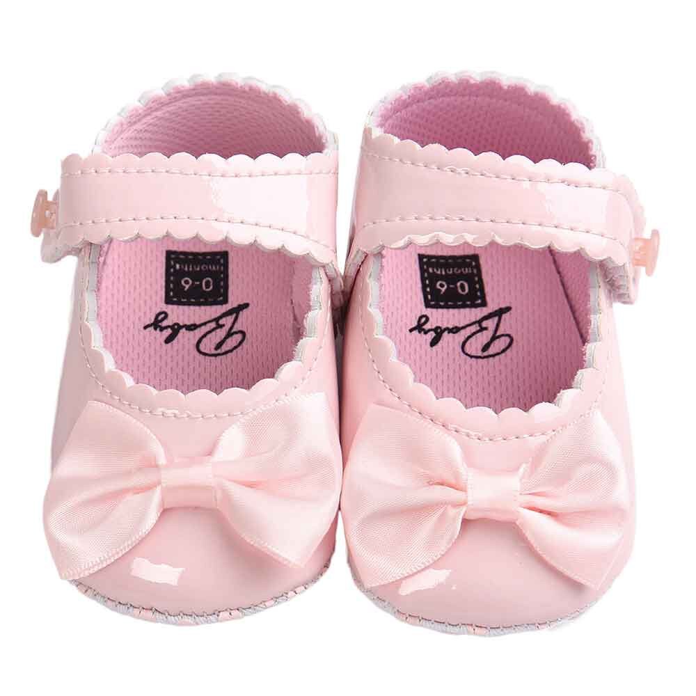 Cute Baby Bowknot Princess Shoes For Girls Soft