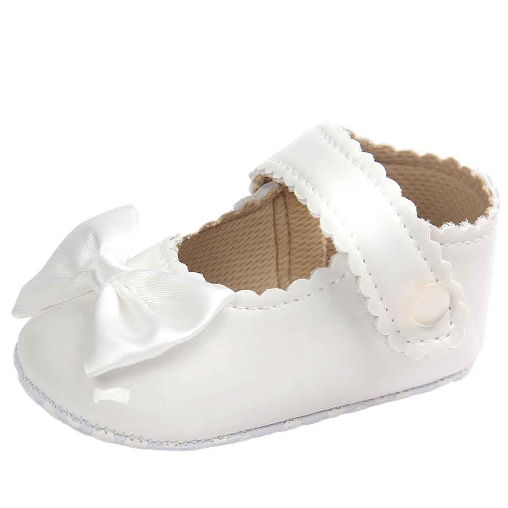 Cute Baby Bowknot Princess Shoes For Girls Soft