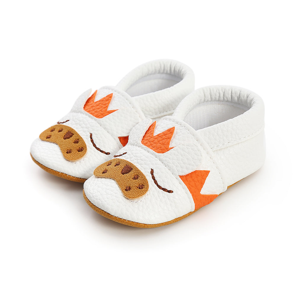 Cute fox Baby Shoes For Girls Soft Moccasins Shoes