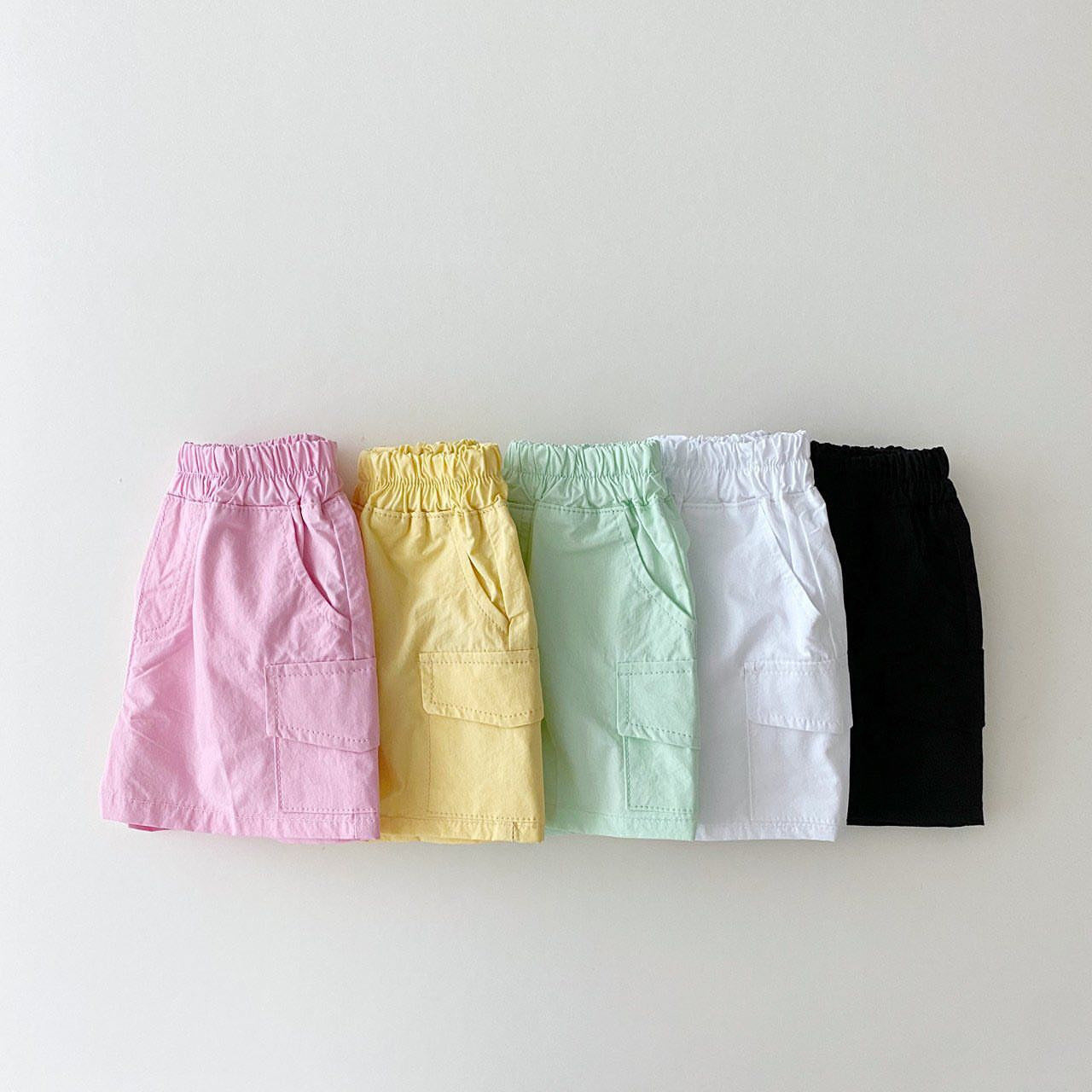 INS Baby Cute Candy Swatches Simple Shorts