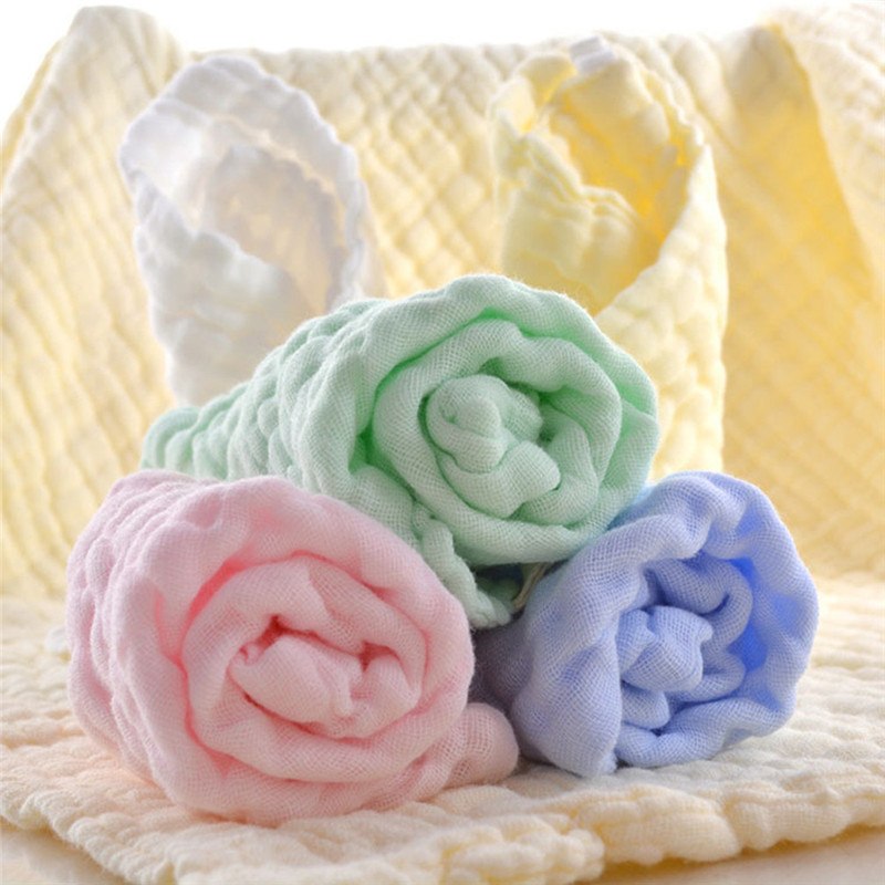 1 Piece Baby Bath Towels 100% Cotton Gauze Solid New Born Baby Towels Ultra Soft Strong Water Absorption Baby Care