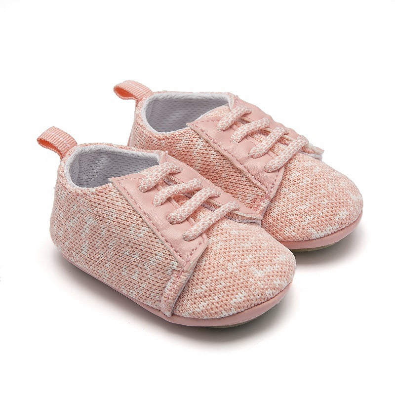 Coconut Baby Sneakers Rubber Sole Non-Slip Breathable Baby Toddler Shoes Indoor Baby Shoes