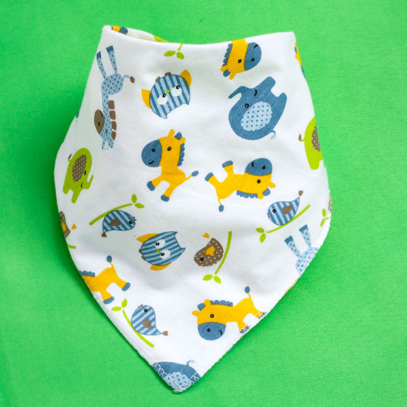 Baby Drooling Towel Baby Triangle Towel Double Layer According To The Buckle Newborn Children's Headscarf Bib Scarf