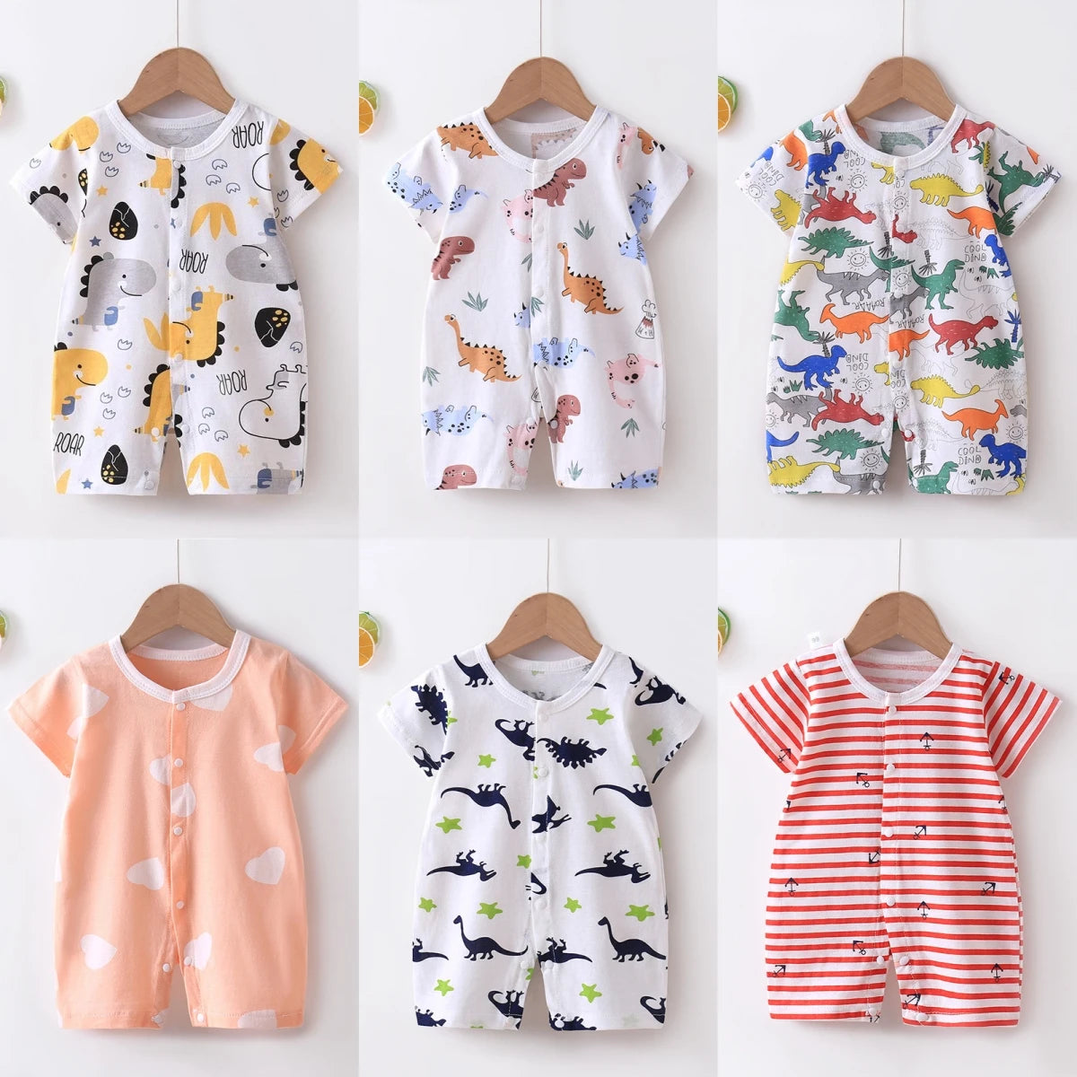 New Baby Newborn Romper Short-Sleeved Thin Romper baby wrapping clothes Jumpsuit baby girl romper