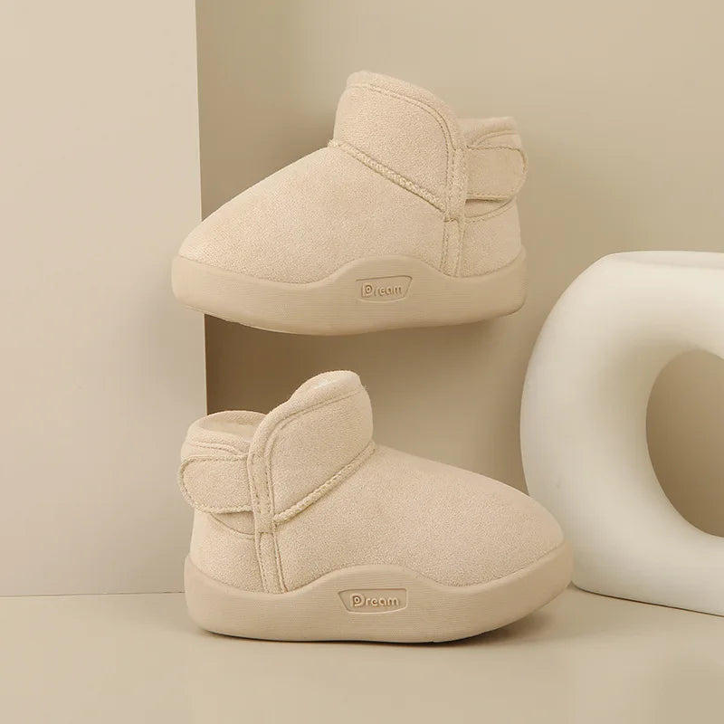 Winter Baby Girl Shoes Toddler Snow Boots Infant Plush Warm Kids Ankle Boots Boys Cotton Shoes