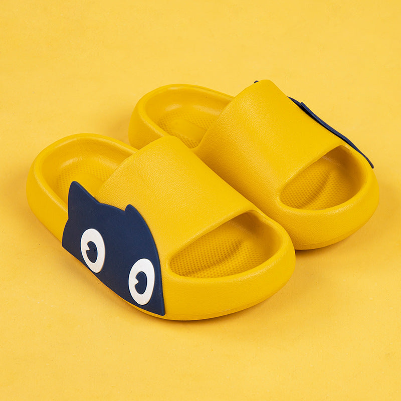 Children's Summer New Cartoon Cute Slime Cute Parent-Child Household Boys And Girls Baby Sandals And Slippers