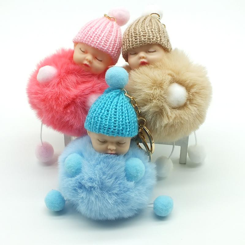 Sleeping Baby Doll Key Chains