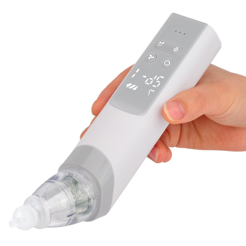 Nasal suction device charging electric nasal suction device with three levels of suction music lights baby cleaning nasal mucus