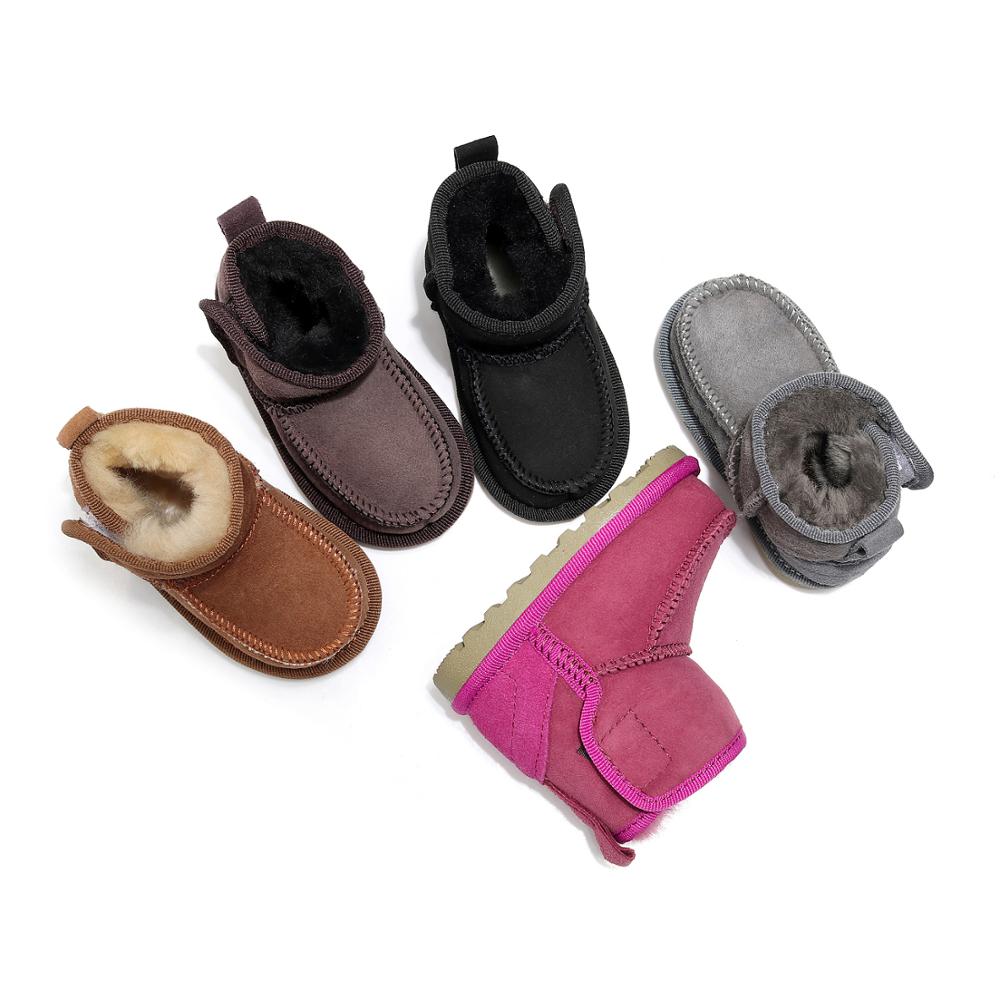 Geanuine Leather Australia Shoes Baby Snow Boots