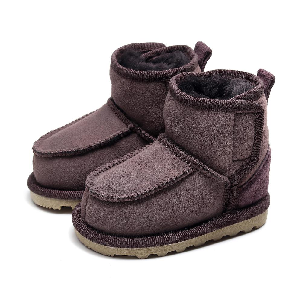 Geanuine Leather Australia Shoes Baby Snow Boots