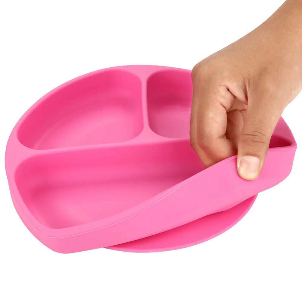 Baby Silicone Sucker Bowl