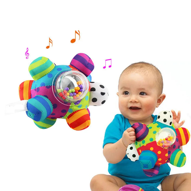 Babyspielzeug, lustige kleine laute Glocke, Babyball, Rasselspielzeug, Entwicklung der Intelligenz des Babys, Greifspielzeug, Handglocke, Rasselspielzeug für Babys/Kleinkinder