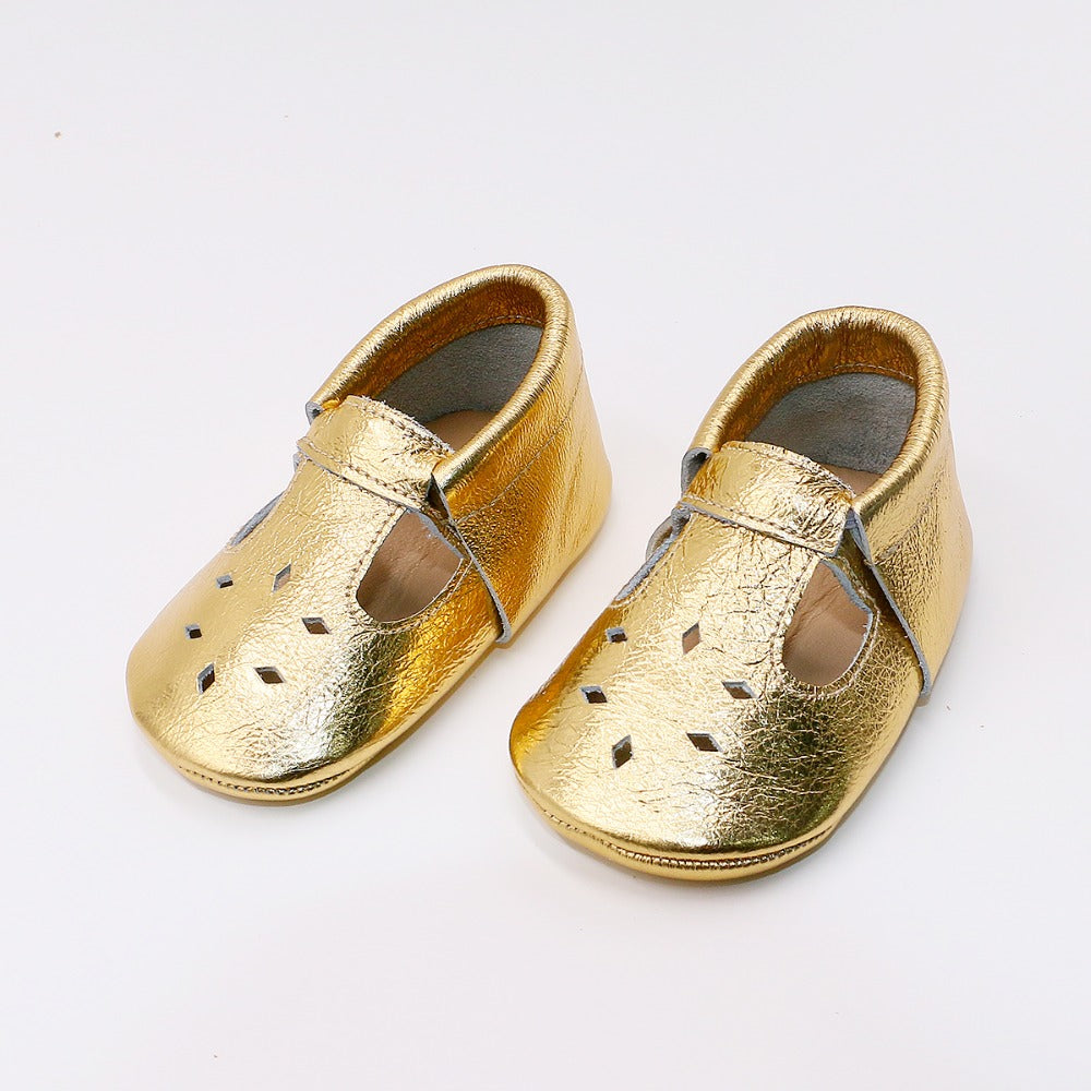 Hollow Baby Shoes Genuine Leather  Baby Boys Girls