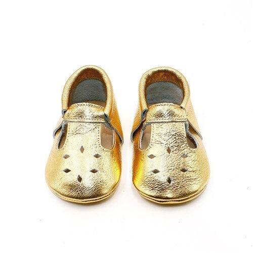 Hollow Baby Shoes Genuine Leather  Baby Boys Girls