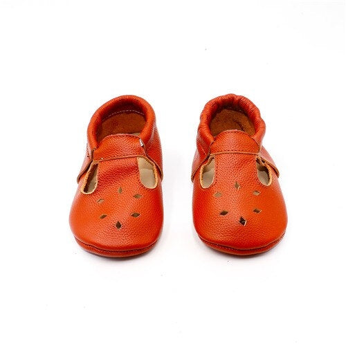 Hollow Baby Shoes Genuine Leather  Baby Boys Girls