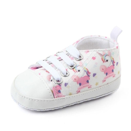 Heißer Verkauf Baby Einhorn Gedruckt Schuhe Prewalker