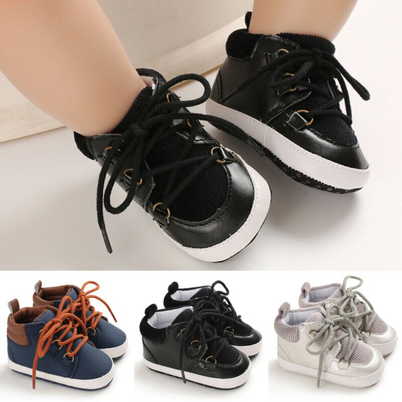 Infant Kids Baby First Walkers Shoes Soft Booties