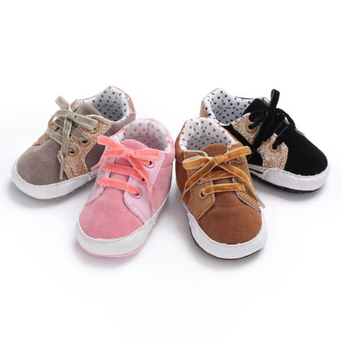 Infant Toddler Baby Boy Girl Soft Sole Crib Shoes