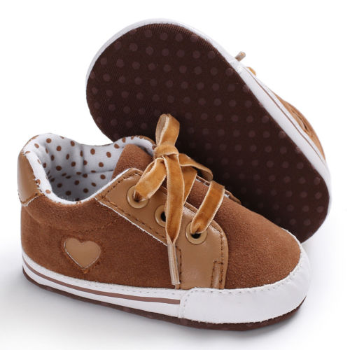 Infant Toddler Baby Boy Girl Soft Sole Crib Shoes