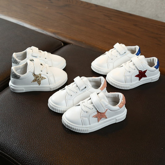 New Children's Shoes Star Fashion Sneakers