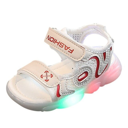 New Summer Kids Fashion Baby Shoes Letter Beach