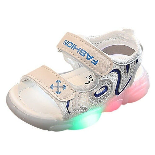 New Summer Kids Fashion Baby Shoes Letter Beach