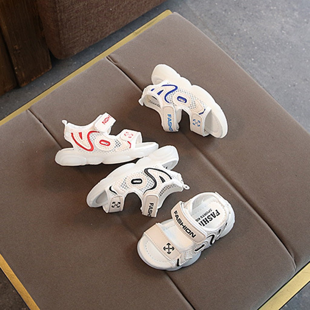 New Summer Kids Fashion Baby Shoes Letter Beach